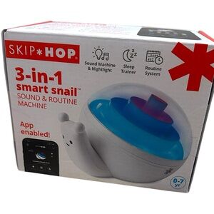 New Skip Hop Smart Snail Baby Boys or Baby Girls 3-in-1 Sound & Routine Machine